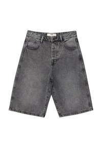 Stradivarius BERMUDA - Short en jean - dark grey