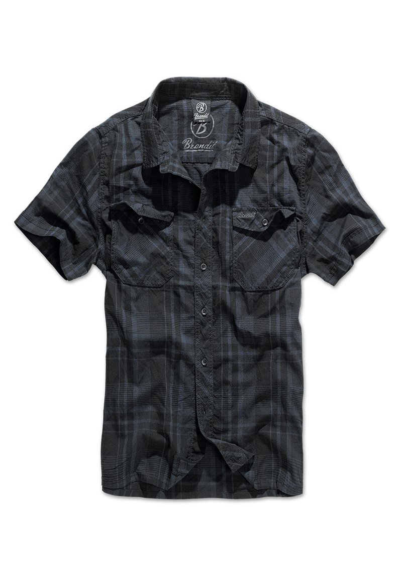 Brandit - ROADSTAR - Chemise - blk/blue, Agrandir