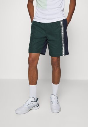 Lacoste Sport TENNIS - Short de sport - vert/bleu marine/blanc