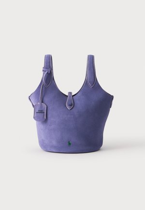 Polo Ralph Lauren, POLO PLAY SUEDE SMALL TOTE & CROSSBODY - Håndtasker - thistle