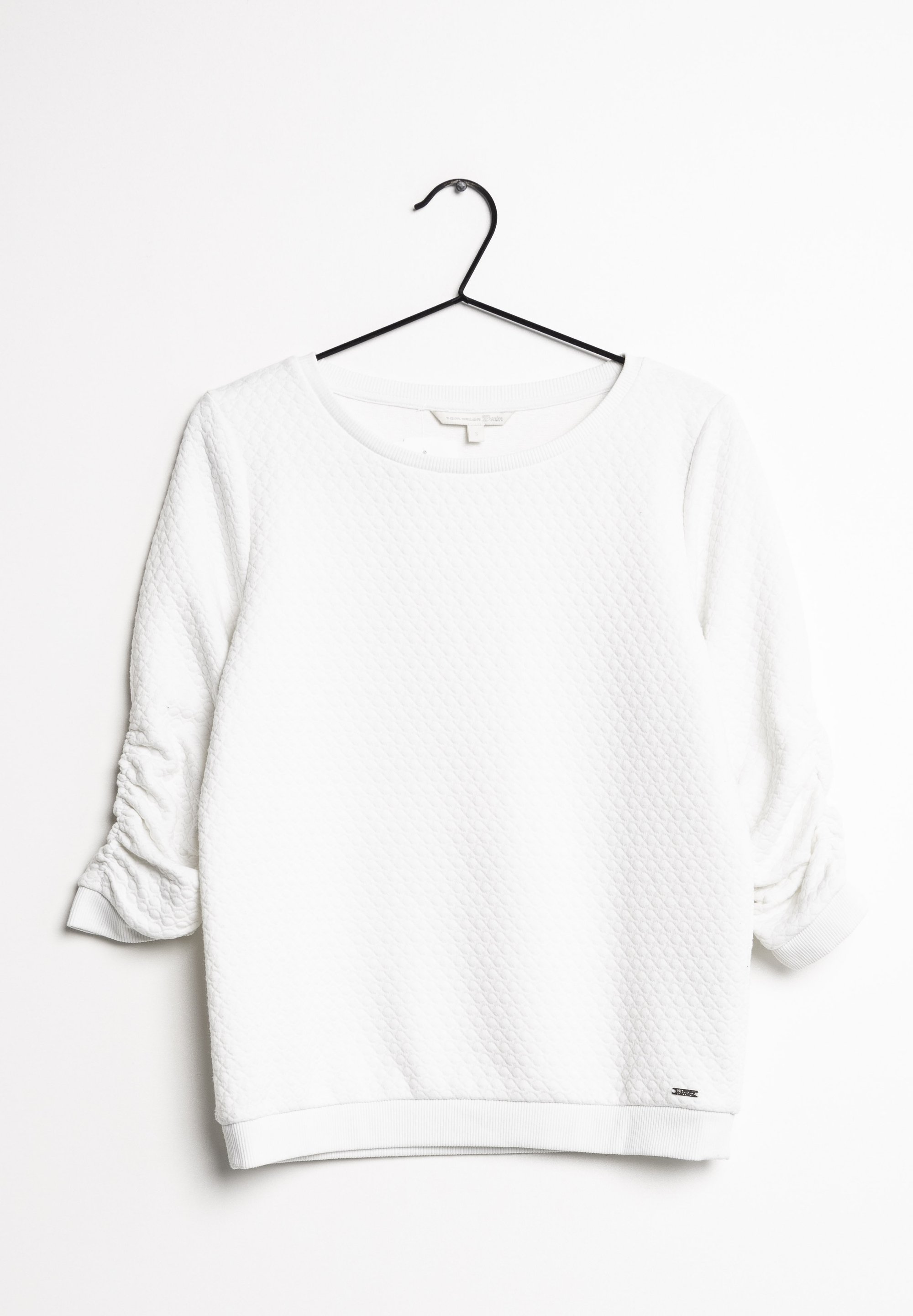 TOM TAILOR DENIM Sweatshirt white (Pre-owned)