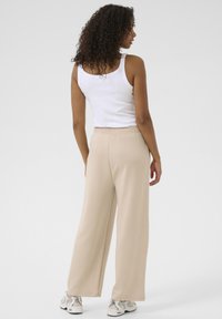 Kaffe CROPPED - Tracksuit bottoms - feather gray