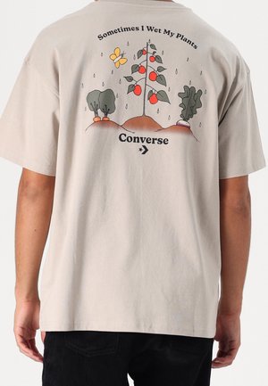Converse, T-shirt imprimé - sand