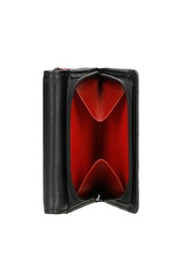 Wojas Z AŻUROWYMI WSTAWKAMI I LOGO - Portemonnee - black