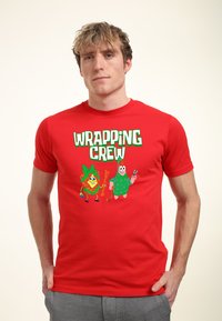 Henry Tiger SPONGEBOB SQUAREPANTS WRAPPING CREW - T-shirt z nadrukiem