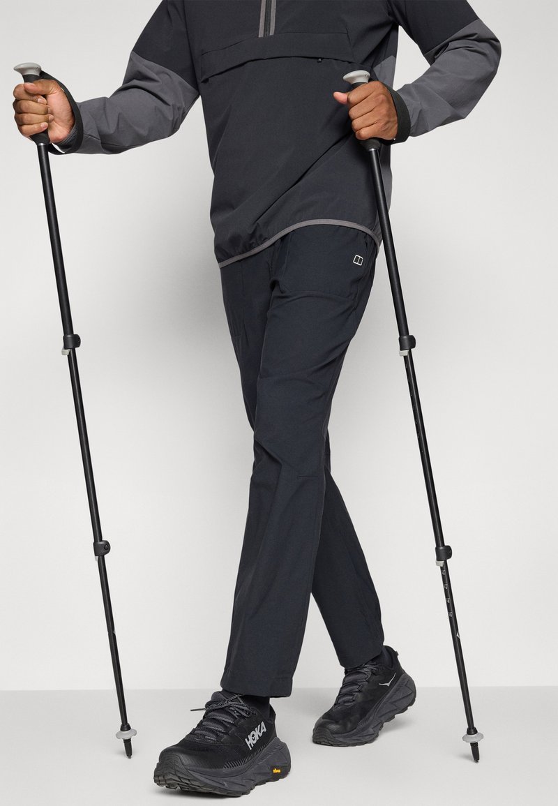 Pantalon LANVIN Biker coupe droite coton gris bleu bas zippé