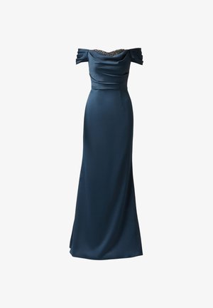 Adrianna Papell, LAYERED BODICE GOWN - Robe de cocktail - dark navy