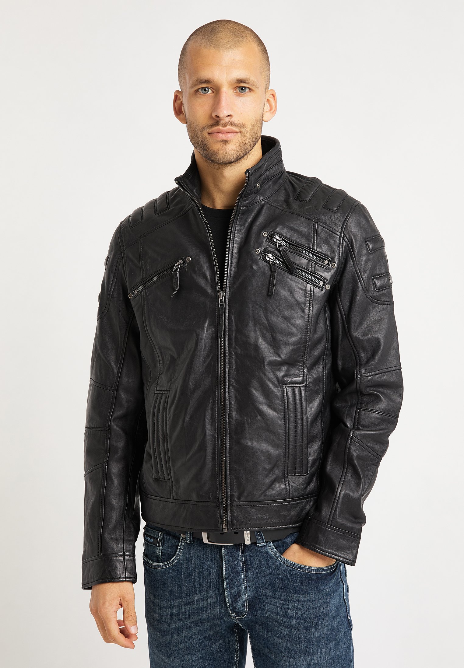 Bruno Banani Leren jas schwarzZwart Zalando.nl BRUNO BANANI Jassen voor heren online shoppen | ABOUT YOU