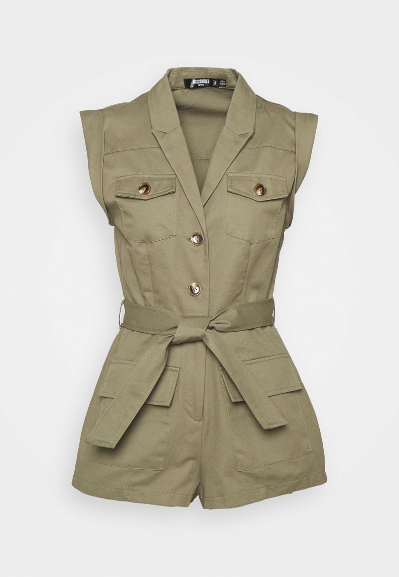 Missguided Petite Overal - khaki