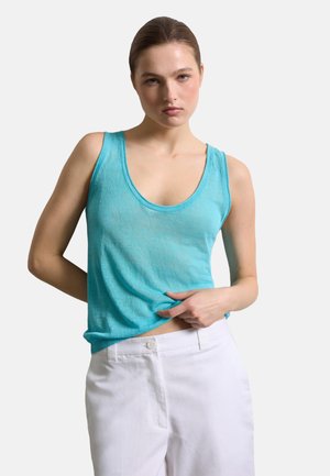 Top - turquoise blue