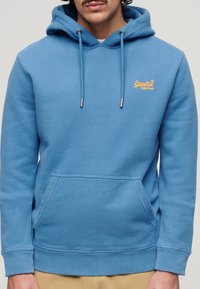 Superdry & Co ESSENTIAL LOGO  - Felpa con cappuccio - monaco blue