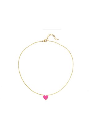 HALSKETTE HAPPY HEART - Necklace - pink