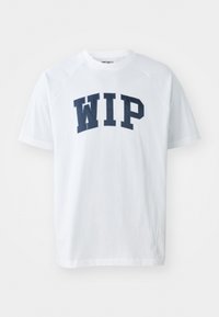 T-shirt con stampa - white/dusky blue