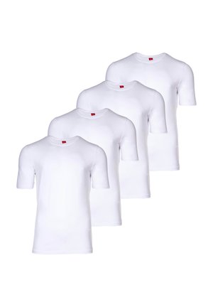 4ER PACK - RUNDHALS - T-shirt basic - weiß