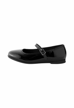 Balerini cu barete - black patent