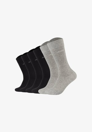 JOOP!, JOOP! JOOP! 6 PACK UNISEX - Chaussettes - xschwarz hellgrau meliert