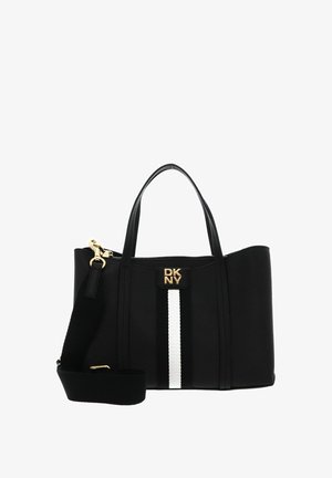 DKNY, NURI TOTE BAG CROSSBODY - Handbag - black