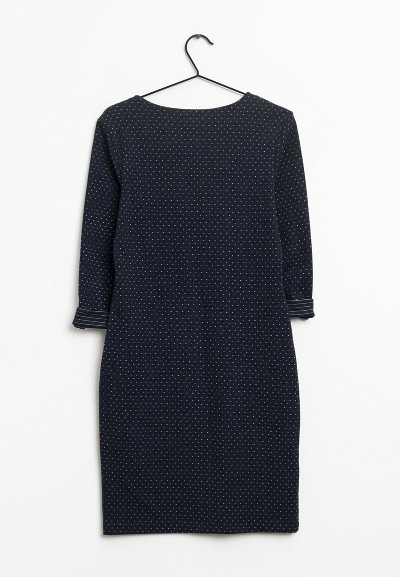 Fashion Esprit Polka Dot Dress Edc By Esprit Day Dress Blue (Pre-owned)