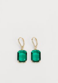 Lauren Ralph Lauren STONE DROP - Øredobber - gold-coloured/green
