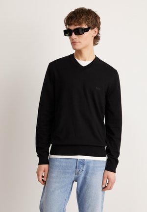 PACELLO - Strickpullover - black