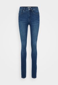 ONLLULU PUSH UP  - Calças de ganga de corte skinny - dark blue denim