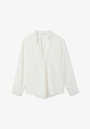 Terranova CATDA COREANA CHIUSA - Camicetta - bianco lana