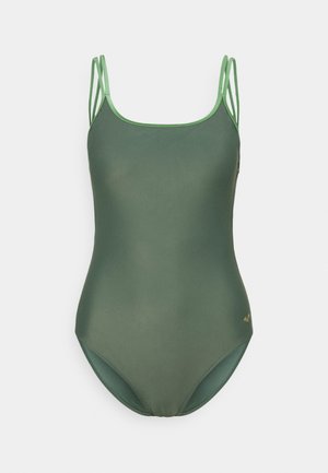 SOLID BACK ONE PIECE - Badeanzug - army