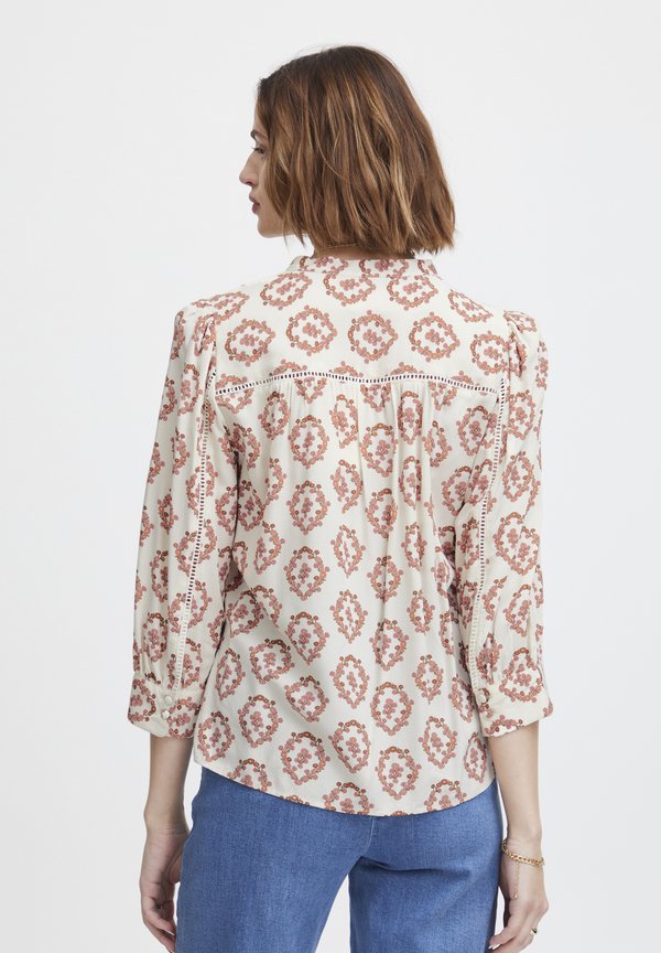 IRSeema - Button-down blouse - flower rings so4