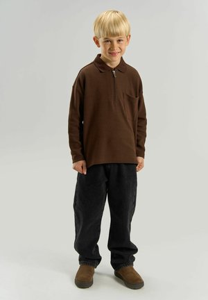The New, TNVARL OS L_S POLO - Poloshirts - chestnut