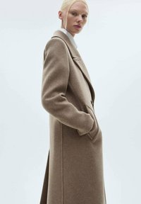 Mango Classic coat - brown