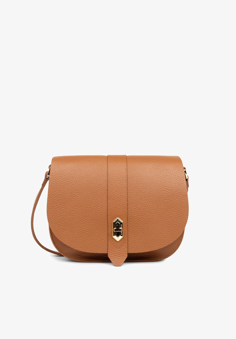 LANCASTER TOP DOUBLE - Borsa a tracolla - camel in orange