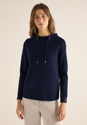 MIT TAPE-DETAIL - Langærmet T-shirt - blau