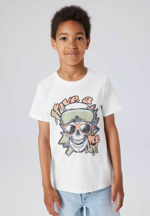 Name it, T-shirt imprimé - cloud dancer