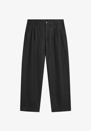 Massimo Dutti, Stoffhose - black