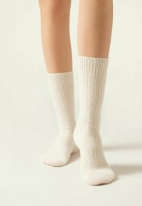 Calzedonia KURZE  - Calze - weiß - 393d - bianco vintage