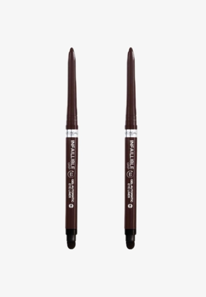 L'Oréal Paris LOT DE 2 - EYELINER LINER GEL INTENSE WHITE INFAILLIBLE GRIP - Eyeliner - brown denim