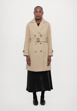 STUDIO ID LONG DOUBLE BUTTON WITH DETACHABLE LINING - Ballonkabát - camel