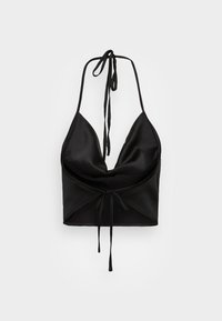 Vero Moda Tall VMKAREN ULLA HALTERNECK - Top - black kyrpa