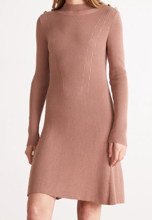 Gebreide jurk - pink