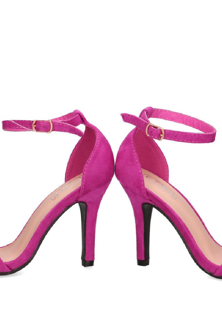 ETIKA Sandalias de tacón - buganvilla/morado - Zalando.es