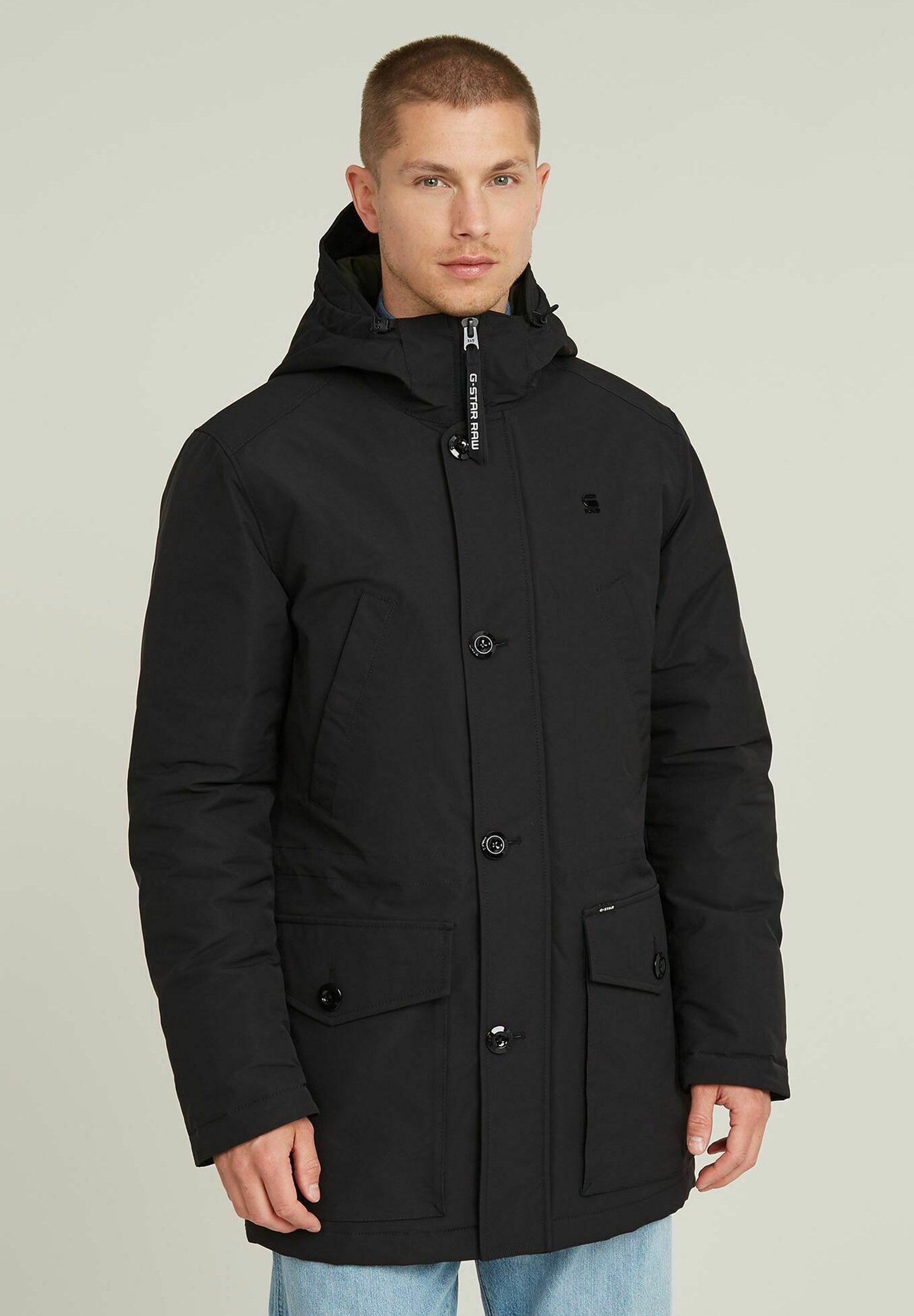 G Star Raw Winterjacke Herren G Star Closed Parka GrÃ¼n G Star