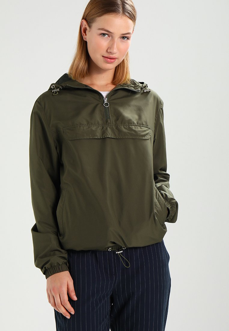 Urban Classics - BASIC  - Windjack - dark olive, Vergroten