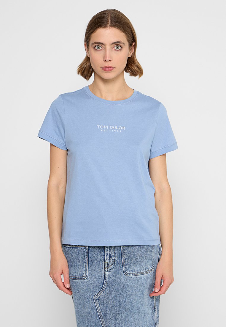 Tom Tailor T-shirt print blauw