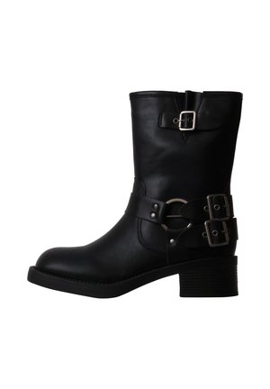 JOIA PARIS, BOTTINES À ZIP JOIA - Cowboy- / bikerstøvlette - noir