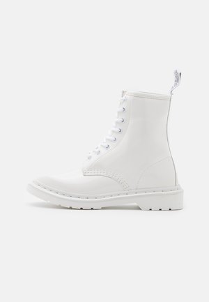 Bottines à lacets - white