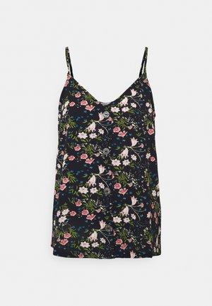 ONLNOVA LUX BUTTON SINGLET - Top - black/venus