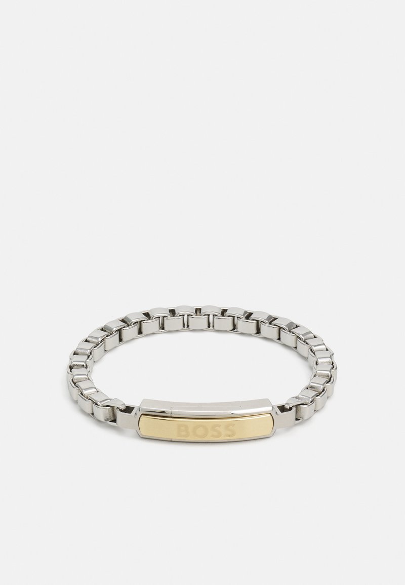 BOSS DEVON - Brăţară - silver-coloured/gold-coloured