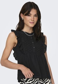 JDY JDYMIA BUTTON - Top - black