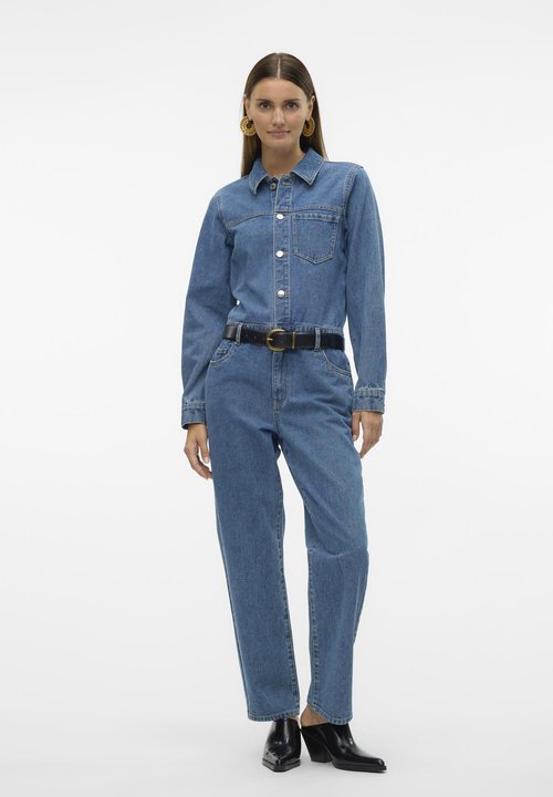 Denim Overall – Stijlvolle Slim Fit Overal met Comfortabele Pasvorm & Functionele Zakken