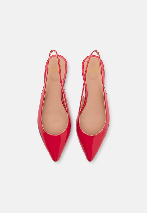LOGO - Slingback ballet pumps - corallo4